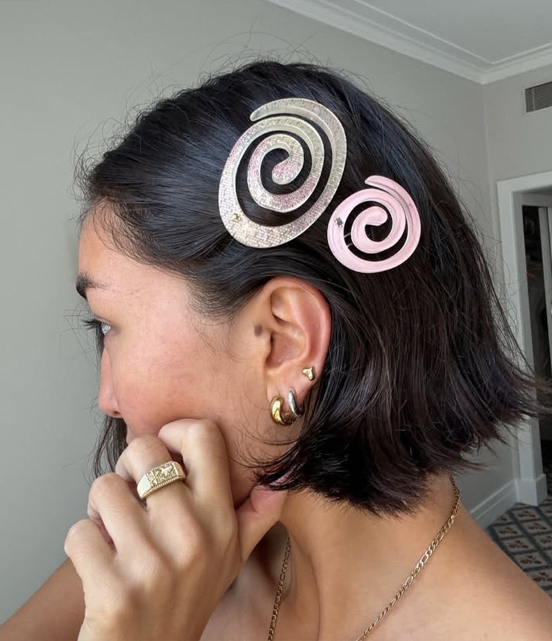 Turtle Story Spiral Clip Large - Juliette