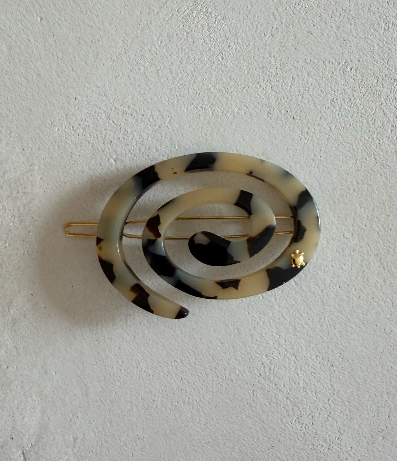 Turtle Story Spiral Clip Small - Light Tokyo