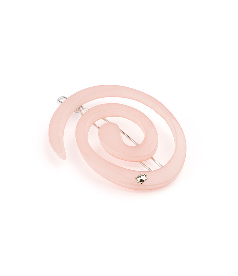 Turtle Story Spiral Clip Small - Strawberry Shake