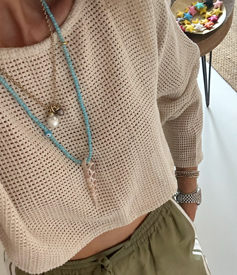 necklace no.6 - sliced spiral in the med