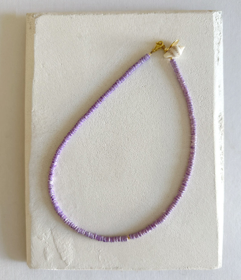 midifine necklace no.2 - purple shell