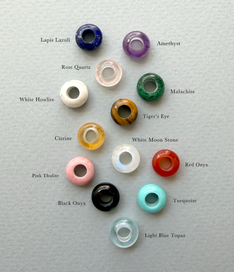 Monika Ruggerino x hencla Summer Beads | Hand Carved Gemstones