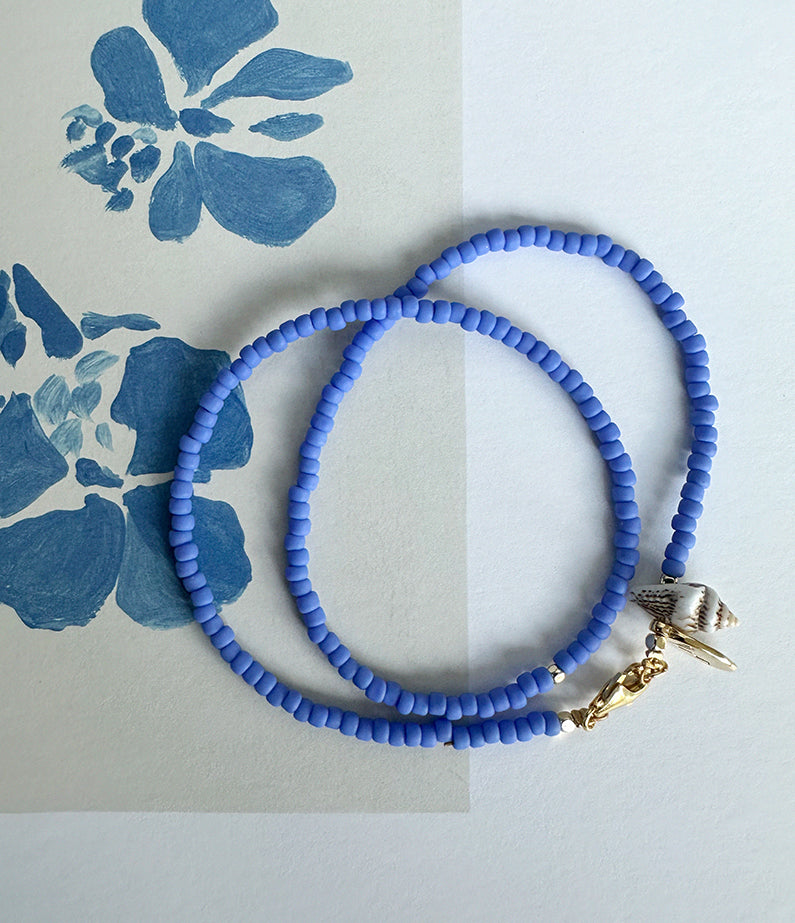 superfine necklace no.2 - blue