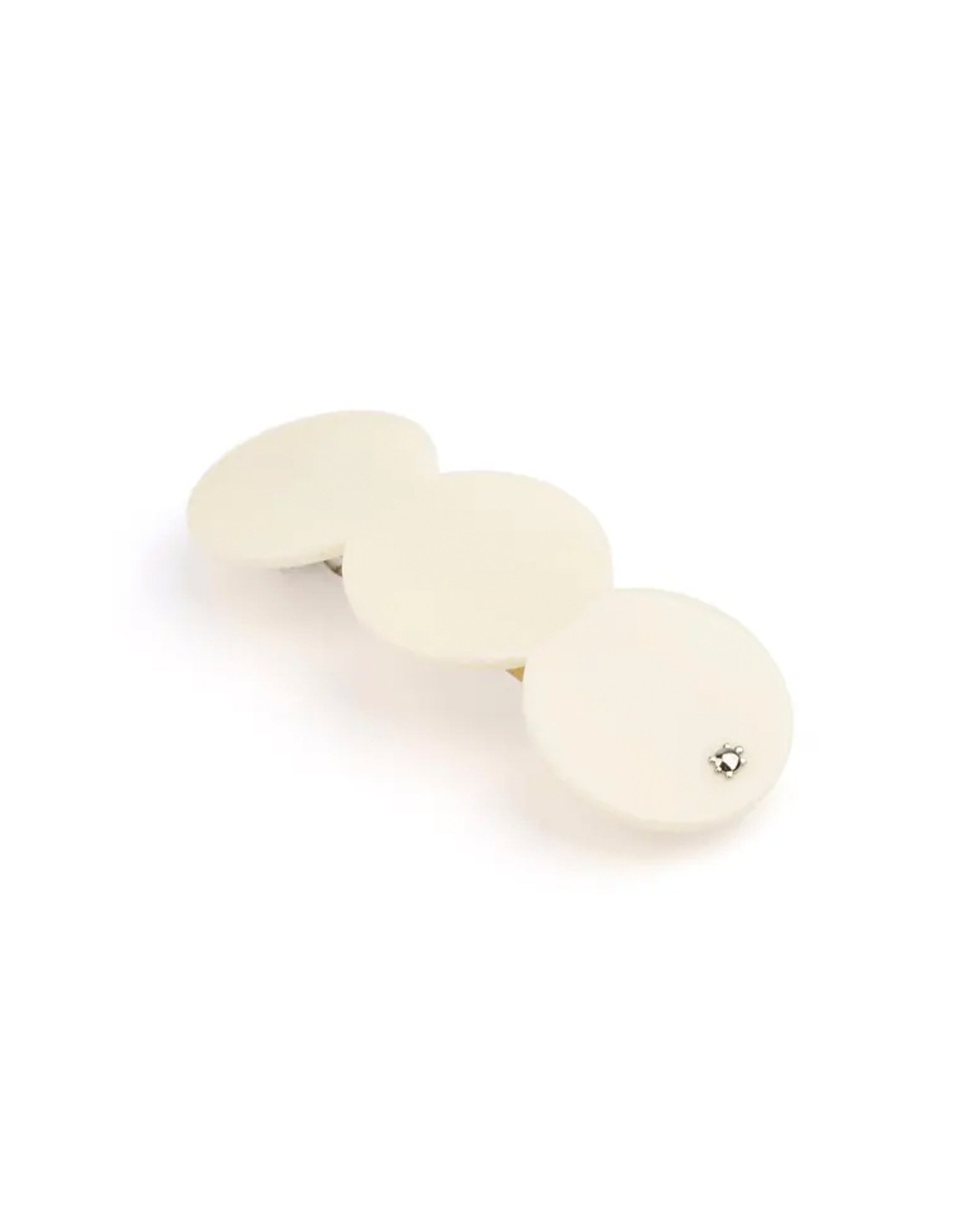 Turtle Story Triplet Barrette - Cream