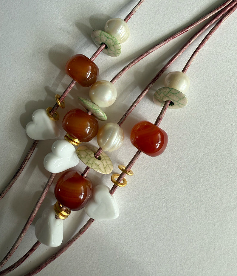 A+Co x hencla – Series IV Paradise Leather Necklace No.1