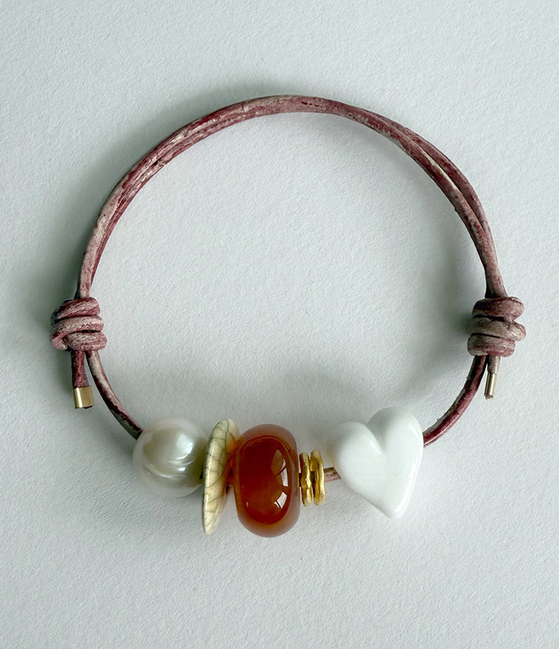 A+Co x hencla – Series IV Paradise Leather Bracelet no.3