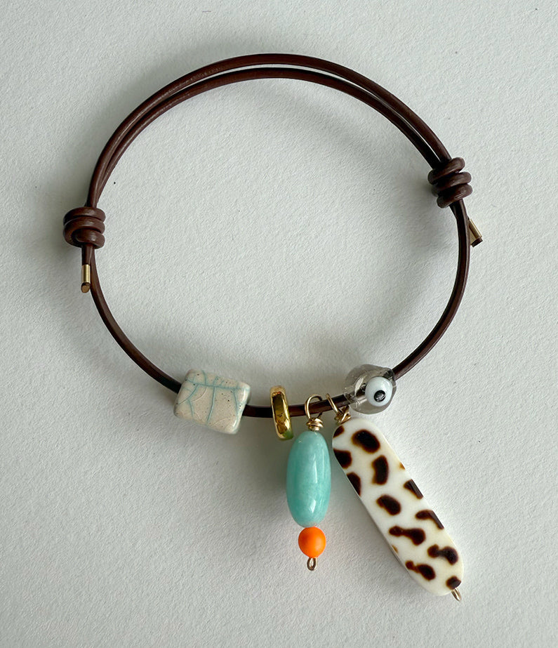 A+Co x hencla – Series IV Paradise Leather Bracelet no.1