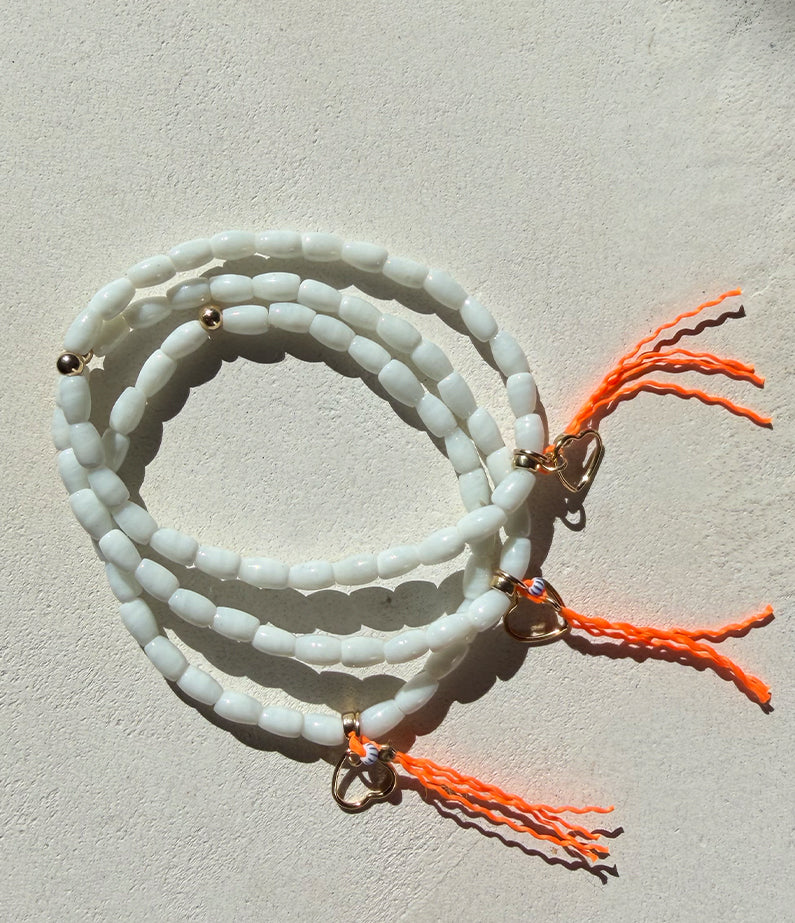A+Co x hencla – European Summer '26 Love Seed Bracelets