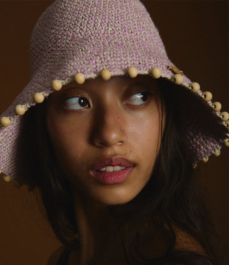 Helix Hat Wooden Brim – Pearl Dust | Earth Age