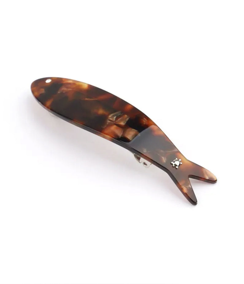 Turtle Story Herring Barrette - Salted Caramel