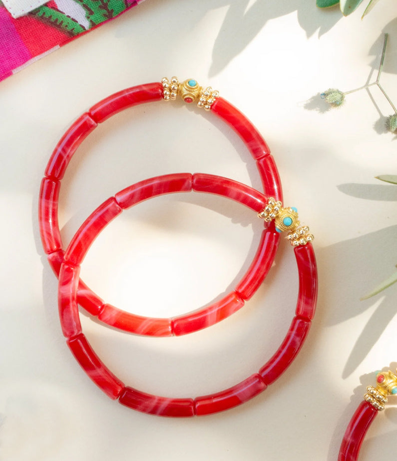 Mini Léo – Red by Wearing Juhu *Pre-order for late August Delivery*