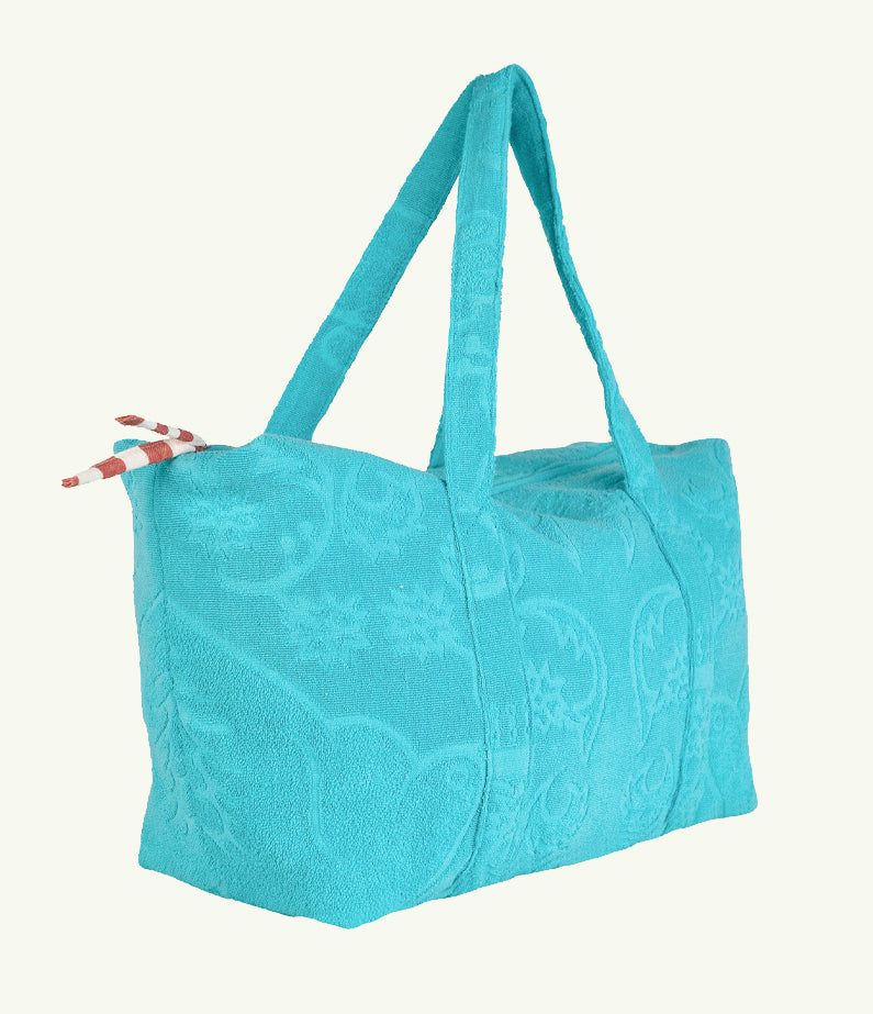 SOCCO EPONGE Beach Bag – Piscine | by Lalla Marrakech