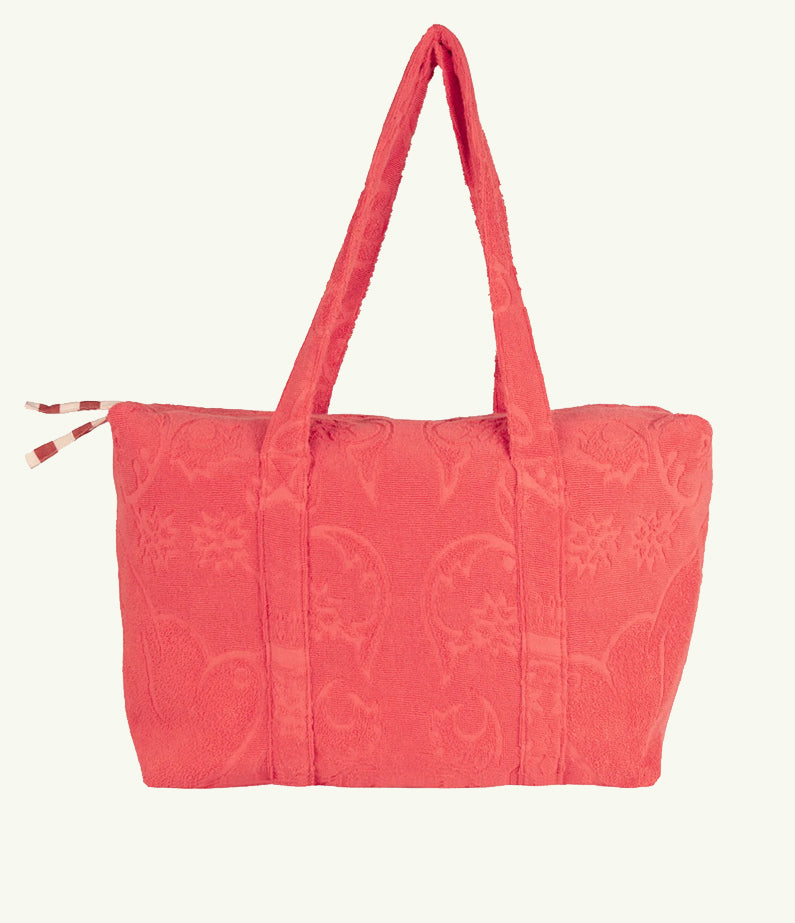 SOCCO EPONGE Beach Bag – Watermelon | by Lalla Marrakech