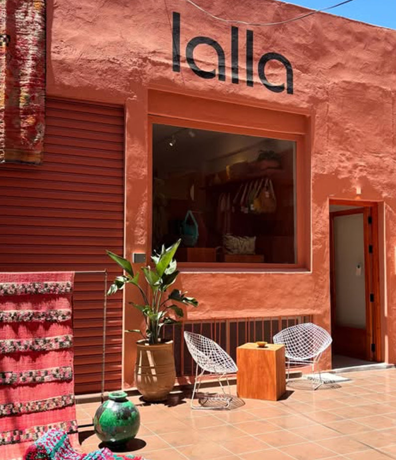 SOCCO EPONGE Beach Bag – Watermelon | by Lalla Marrakech