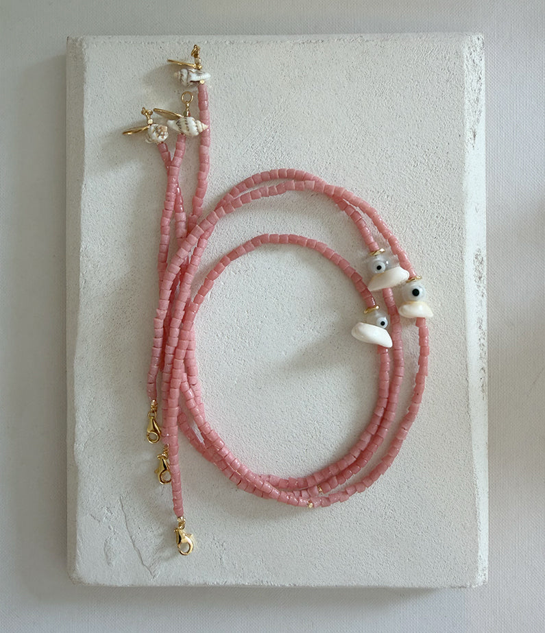 Vacanza Shell Sandcast Midi Necklace
