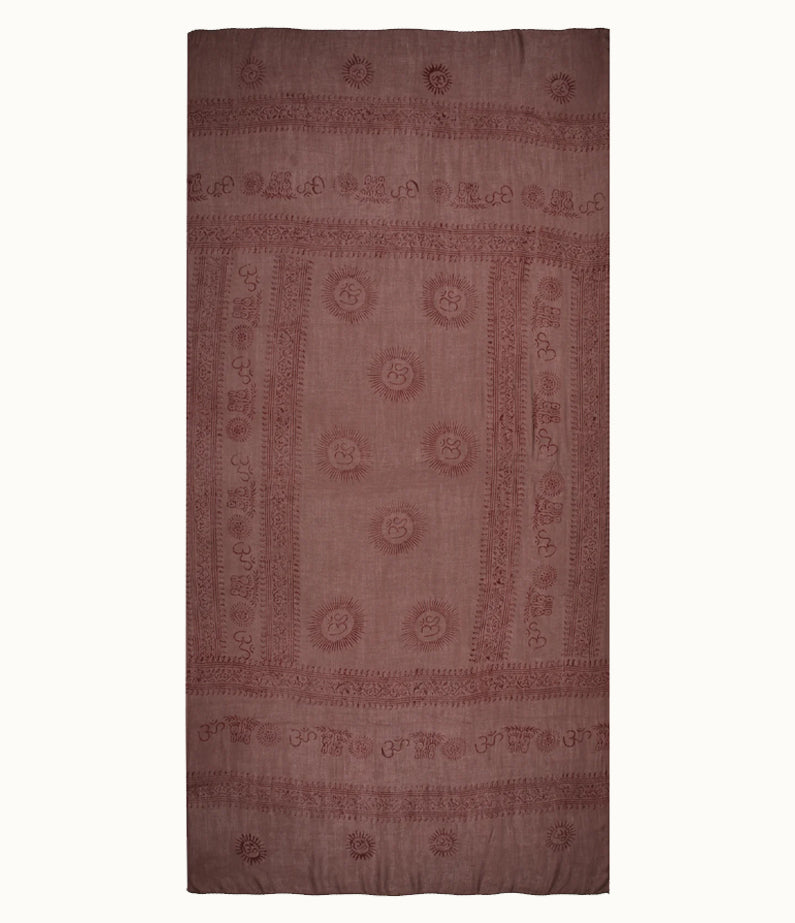 Snakes and Shanti OM Sarong – Cocoa