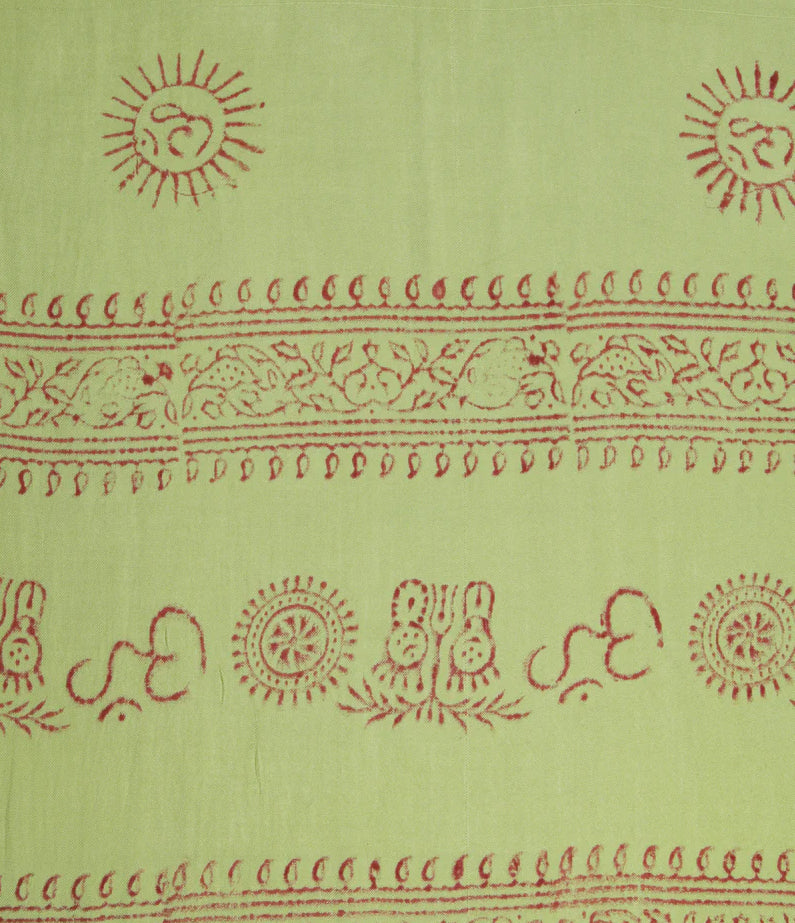 Snakes and Shanti OM Sarong – Matcha