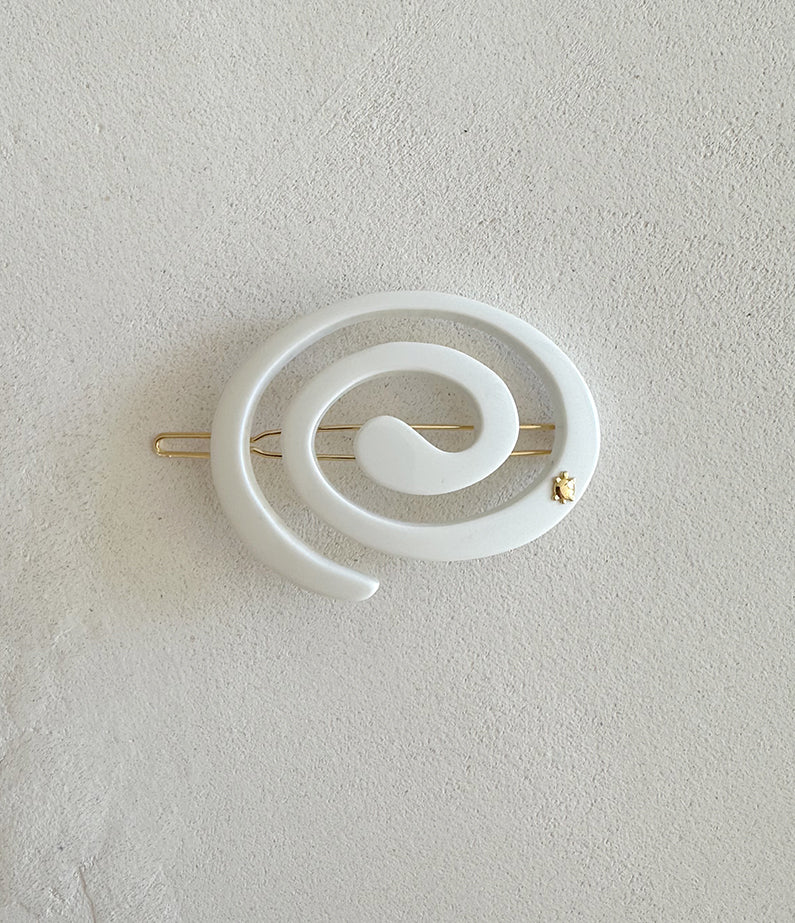 Spiral Clip Small - White
