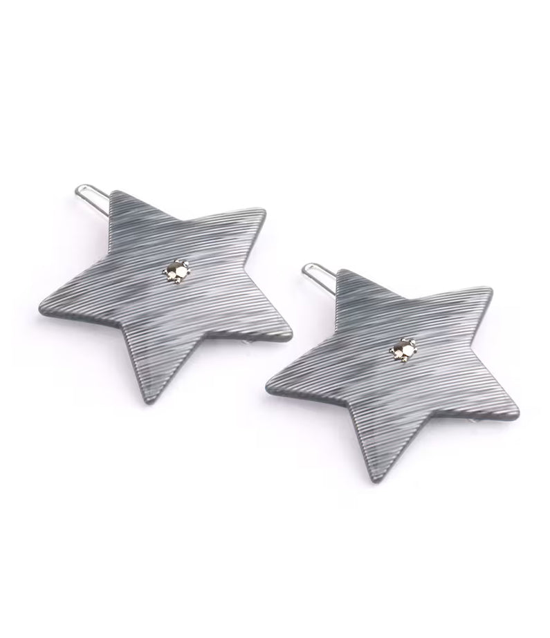 Turtle Story Star Clips – set of 2 in steel