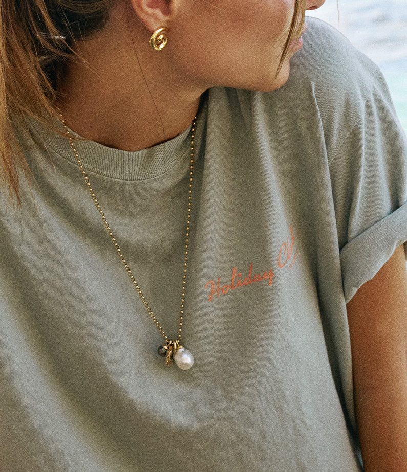 TRØVE Monika Ruggerino x hencla Tahitian Pearl Charm