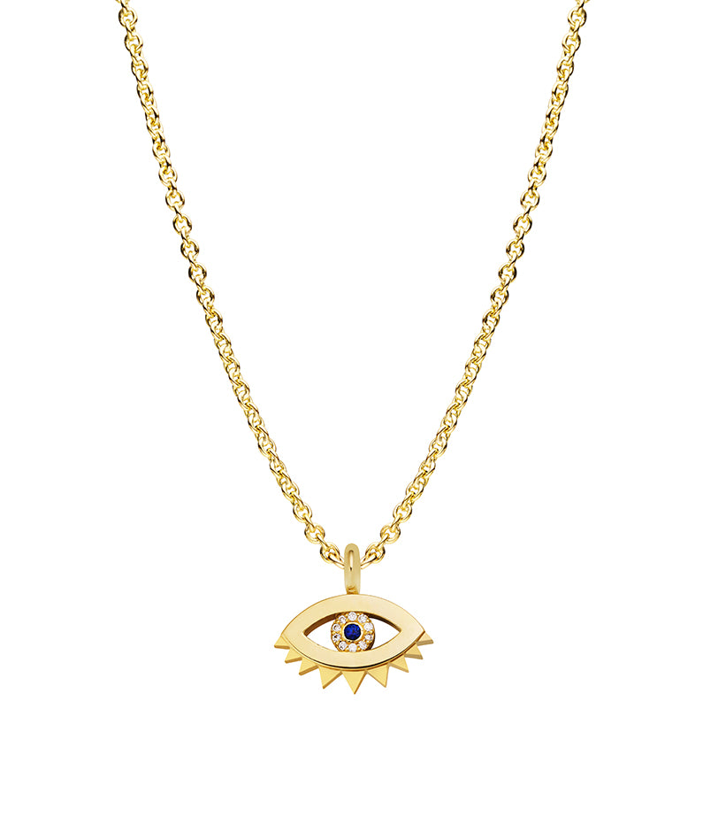 TRØVE Monika Ruggerino x hencla Diamond & Sapphire Set Mati Charm