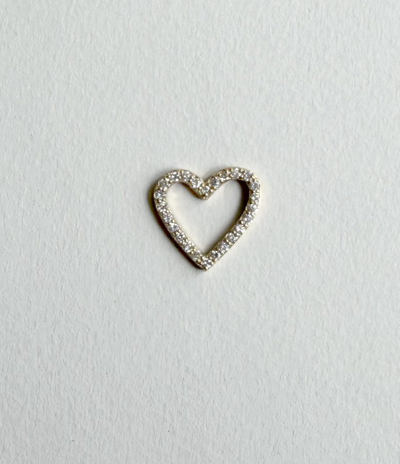 TRØVE Monika Ruggerino x hencla Diamond Set Heart Charm