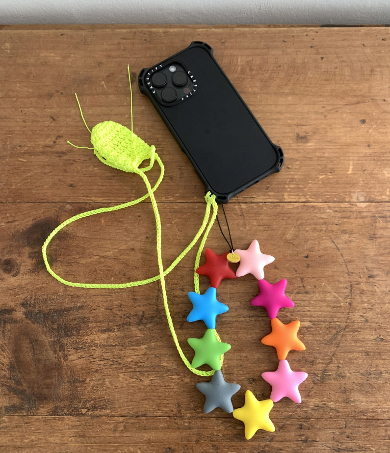 superstar phone/bag strap by tito - 22cm multicolour