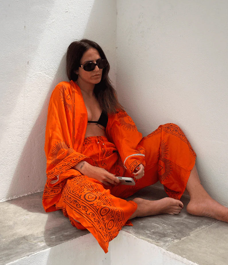 summer set – orange sunset