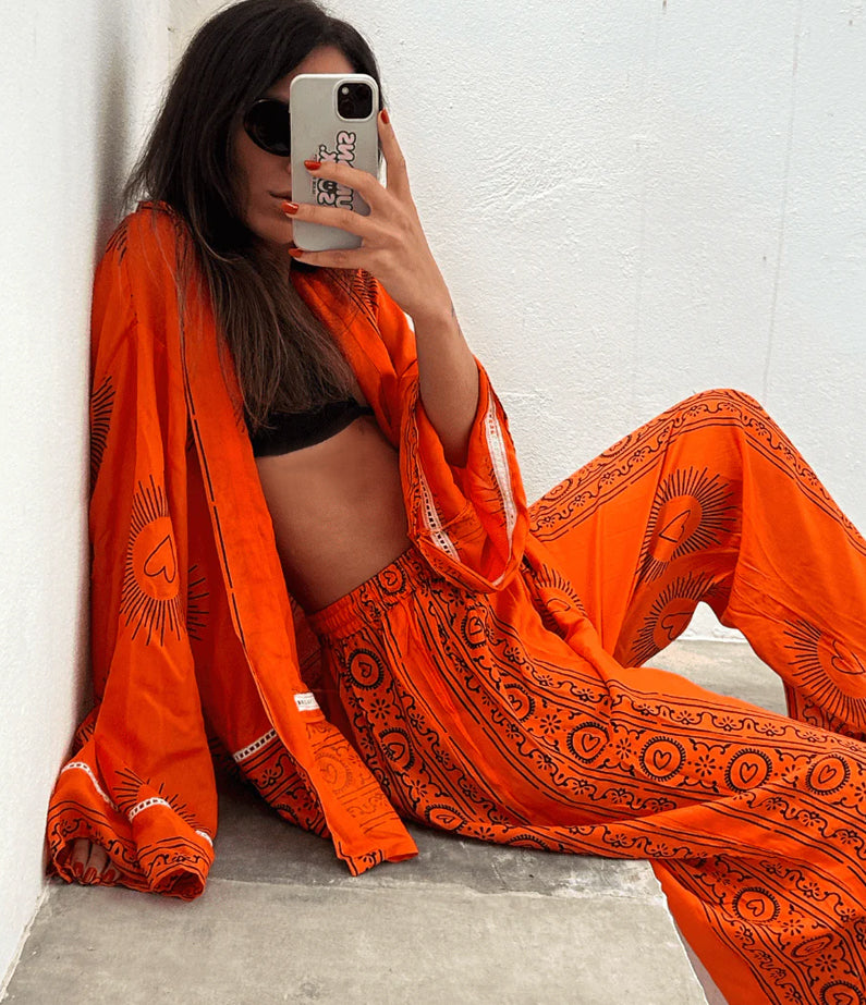 summer set – orange sunset