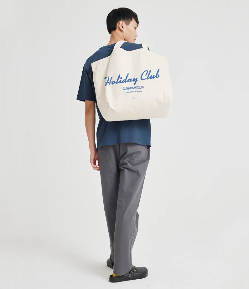 Holiday Club by hencla tote / beach bag – Blue