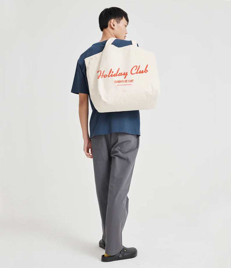 Holiday Club by hencla tote / beach bag – Red