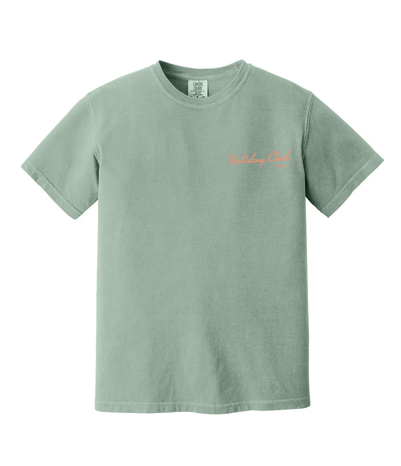 Holiday Club by hencla t-shirt - Sage