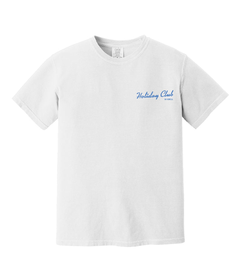 Holiday Club by hencla t-shirt - White