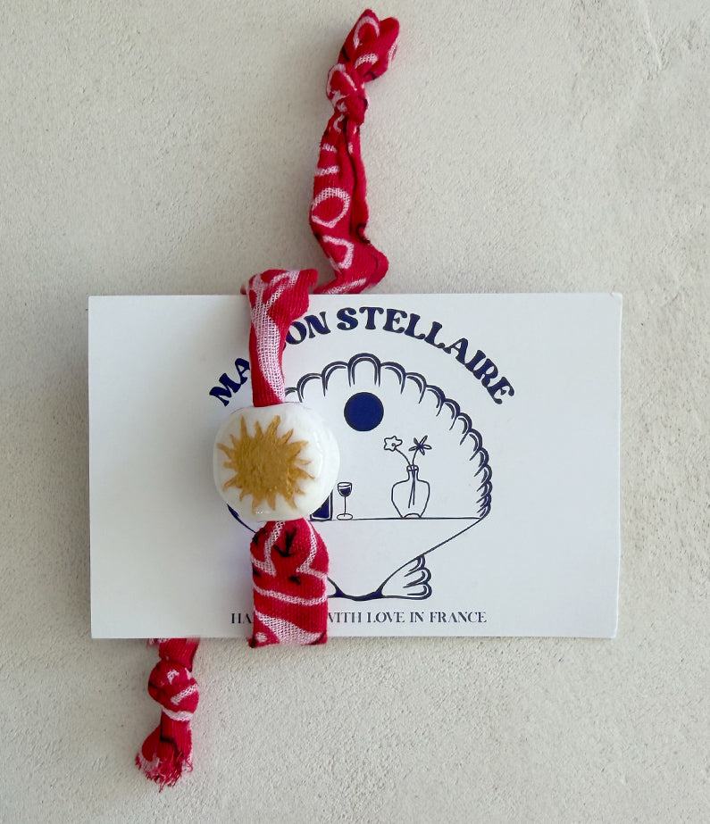 Endless Summer Bracelet by Maison Stellaire - Rouge