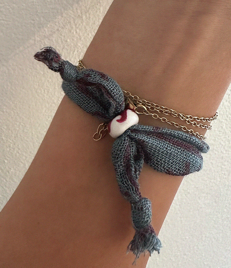 endless summer bracelet by maison stellaire - bleu