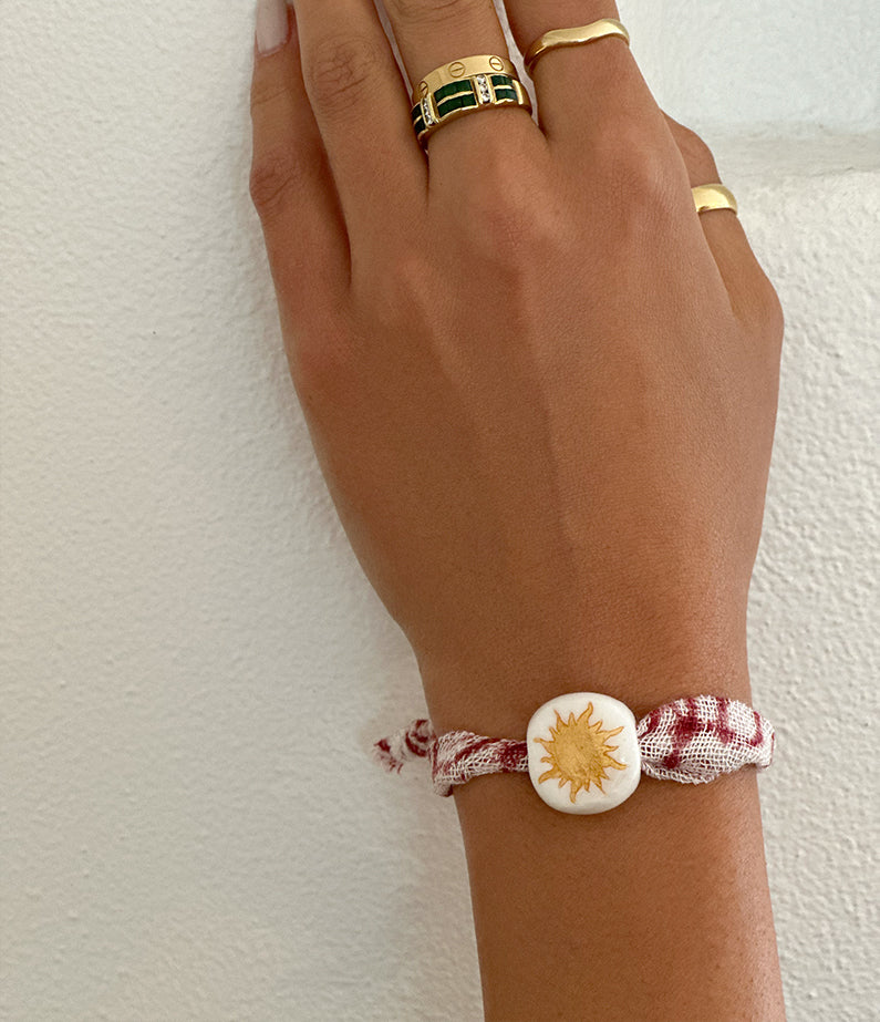 endless summer bracelet by maison stellaire - blanc