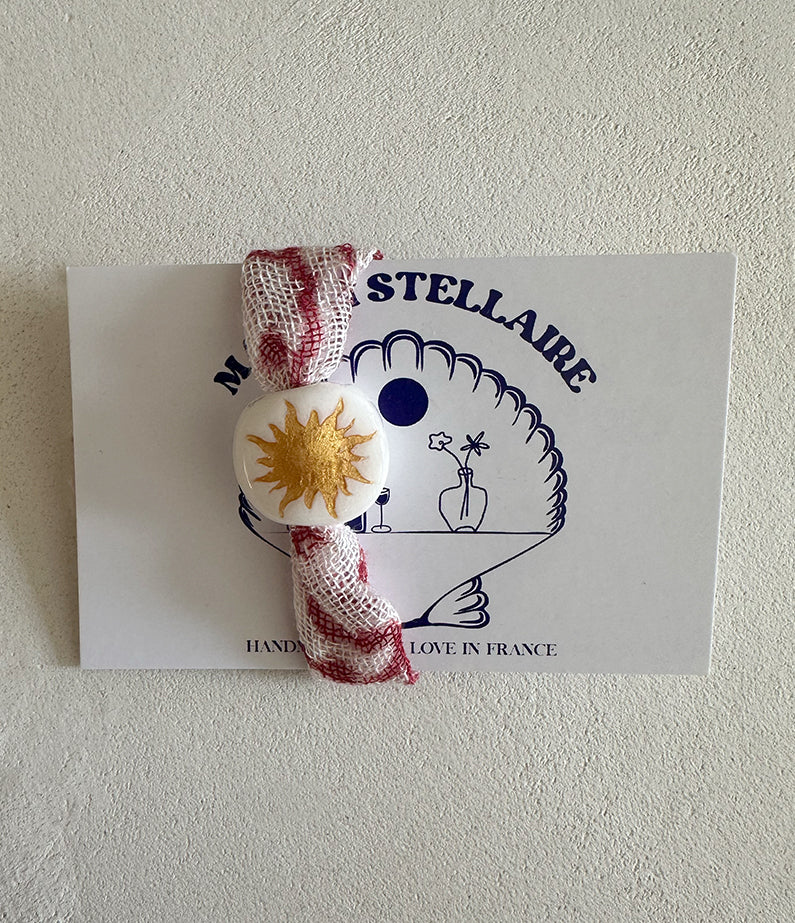 endless summer bracelet by maison stellaire - blanc