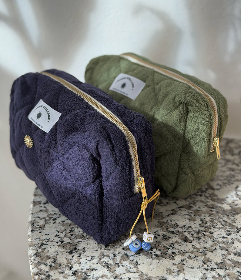 Maison Stellaire Quilted Terry Pouch