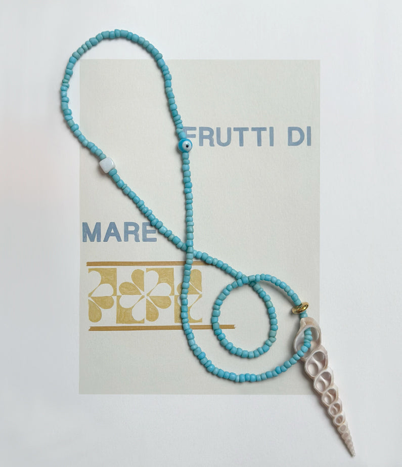 necklace no.6 - sliced spiral in the med