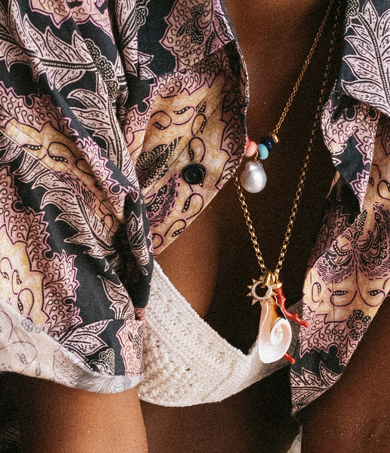 Monika Ruggerino x hencla Summer Beads | Hand Carved Gemstones