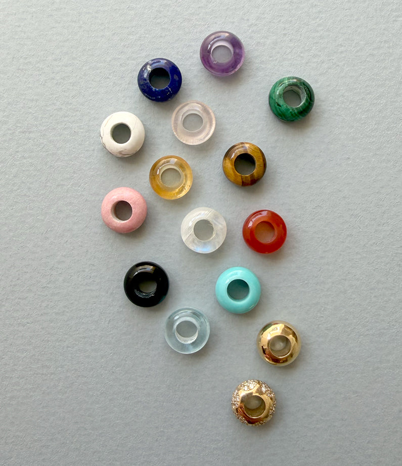 Monika Ruggerino x hencla Summer Beads | Hand Carved Gemstones