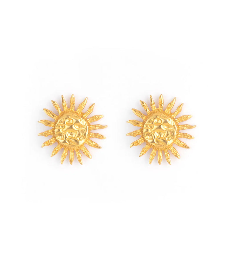 sun earrings by mais x frida